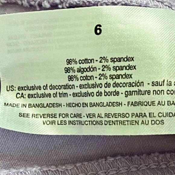 Gloria Vanderbilt All Around Slimming Effect Amanda Capris Size 6 NEW - Picture 5 of 7